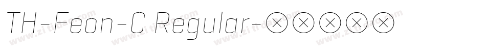 TH-Feon-C Regular字体转换